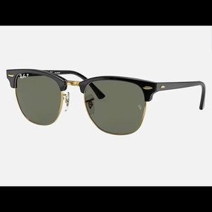 RAY-BAN CLUBMASTER CLASSIC POLARIZED SUNGLASSES
